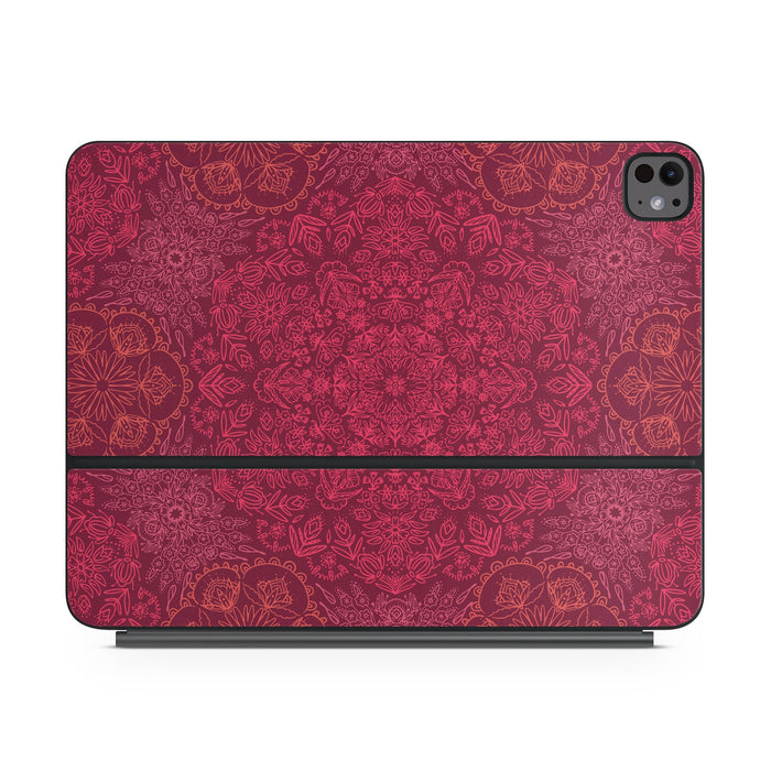 Floral Vortex - Apple Magic Keyboard for iPad Skin - eZthings USA WE SORT ALL THE CRAZIEST GADGETS, GIZMOS, TOYS & TECHNOLOGY, SO YOU DON'T HAVE TO.