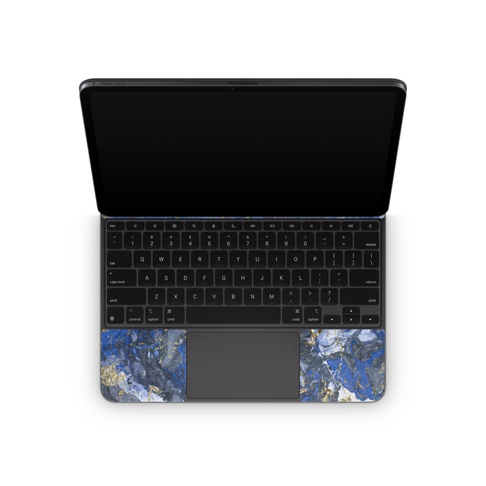 Gilded Ocean Marble - Apple Magic Keyboard for iPad Skin