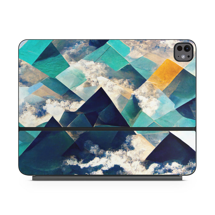 Gold Clouds - Apple Magic Keyboard for iPad Skin
