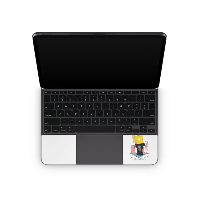 Happy Girl - Apple Magic Keyboard for iPad Skin