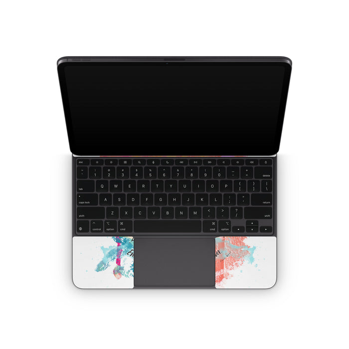 Happy Lotus - Apple Magic Keyboard for iPad Skin