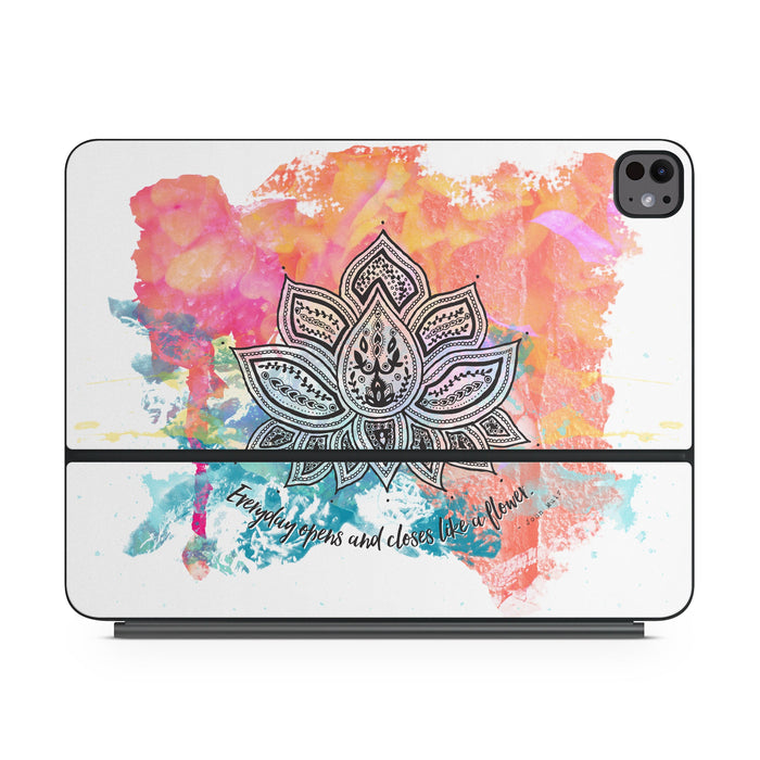 Happy Lotus - Apple Magic Keyboard for iPad Skin