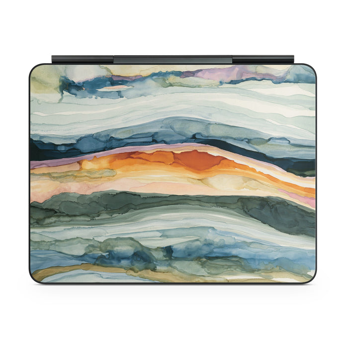 Layered Earth - Apple Magic Keyboard for iPad Skin - eZthings USA WE SORT ALL THE CRAZIEST GADGETS, GIZMOS, TOYS & TECHNOLOGY, SO YOU DON'T HAVE TO.
