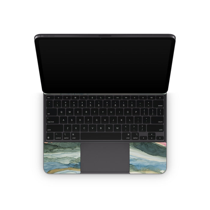 Layered Earth - Apple Magic Keyboard for iPad Skin - eZthings USA WE SORT ALL THE CRAZIEST GADGETS, GIZMOS, TOYS & TECHNOLOGY, SO YOU DON'T HAVE TO.