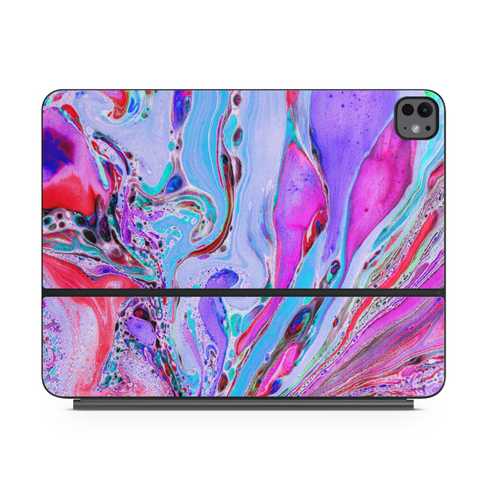 Marbled Lustre - Apple Magic Keyboard for iPad Skin - eZthings USA WE SORT ALL THE CRAZIEST GADGETS, GIZMOS, TOYS & TECHNOLOGY, SO YOU DON'T HAVE TO.