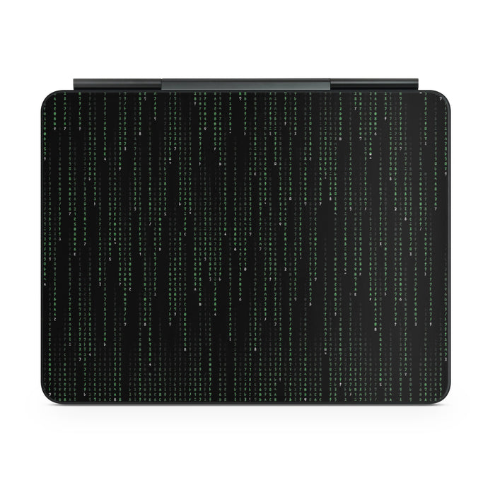 Matrix Style Code - Apple Magic Keyboard for iPad Skin - eZthings USA WE SORT ALL THE CRAZIEST GADGETS, GIZMOS, TOYS & TECHNOLOGY, SO YOU DON'T HAVE TO.