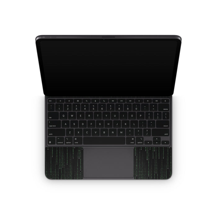 Matrix Style Code - Apple Magic Keyboard for iPad Skin - eZthings USA WE SORT ALL THE CRAZIEST GADGETS, GIZMOS, TOYS & TECHNOLOGY, SO YOU DON'T HAVE TO.