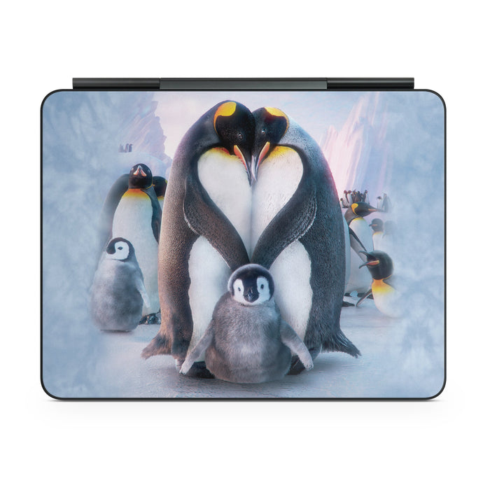 Penguin Heart - Apple Magic Keyboard for iPad Skin - eZthings USA WE SORT ALL THE CRAZIEST GADGETS, GIZMOS, TOYS & TECHNOLOGY, SO YOU DON'T HAVE TO.