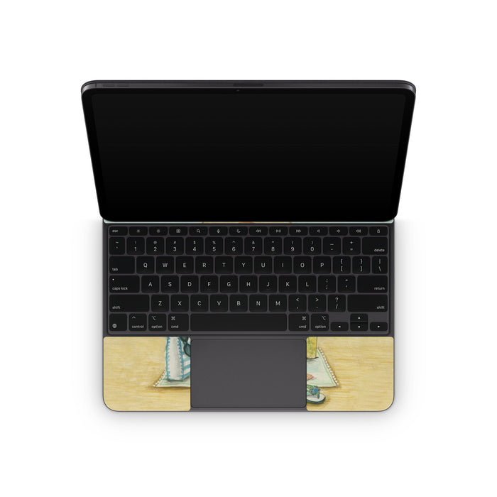 Relaxing on Beach - Apple Magic Keyboard for iPad Skin - eZthings USA WE SORT ALL THE CRAZIEST GADGETS, GIZMOS, TOYS & TECHNOLOGY, SO YOU DON'T HAVE TO.