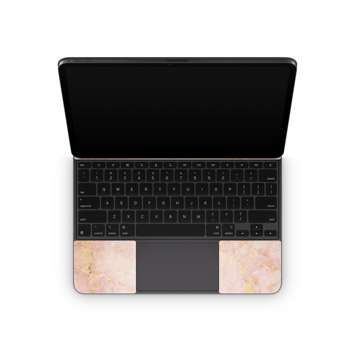 Rose Gold Marble - Apple Magic Keyboard for iPad Skin