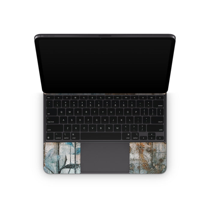 Steampunk Flowers - Apple Magic Keyboard for iPad Skin