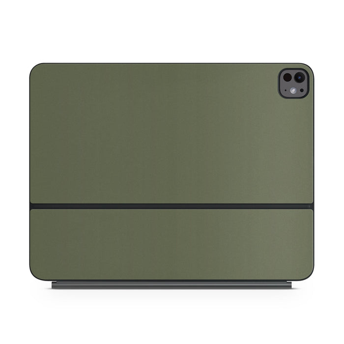 Solid State Olive Drab - Apple Magic Keyboard for iPad Skin - eZthings USA WE SORT ALL THE CRAZIEST GADGETS, GIZMOS, TOYS & TECHNOLOGY, SO YOU DON'T HAVE TO.