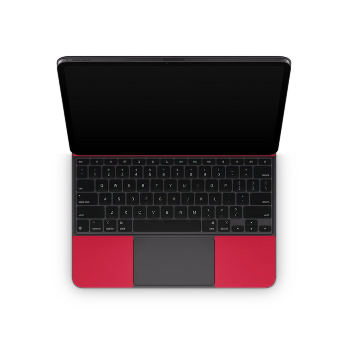 Solid State Red - Apple Magic Keyboard for iPad Skin