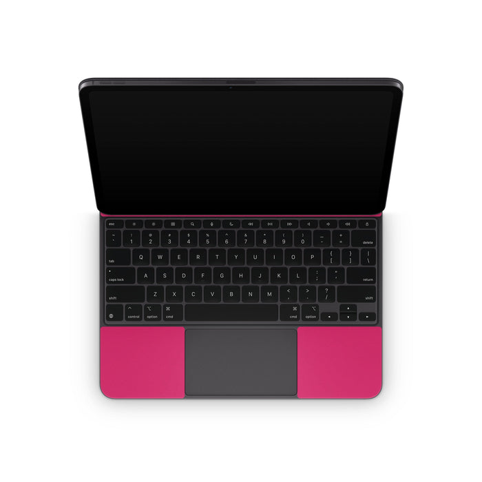 Solid State Ruby - Apple Magic Keyboard for iPad Skin