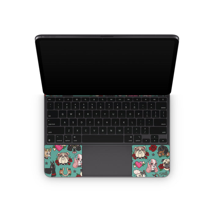 Tattoo Dogs - Apple Magic Keyboard for iPad Skin