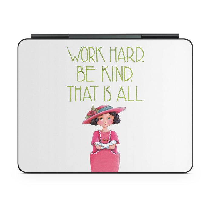 Work Hard - Apple Magic Keyboard for iPad Skin