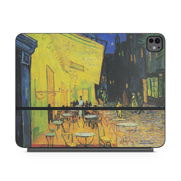 Cafe Terrace At Night - Apple Magic Keyboard for iPad Skin
