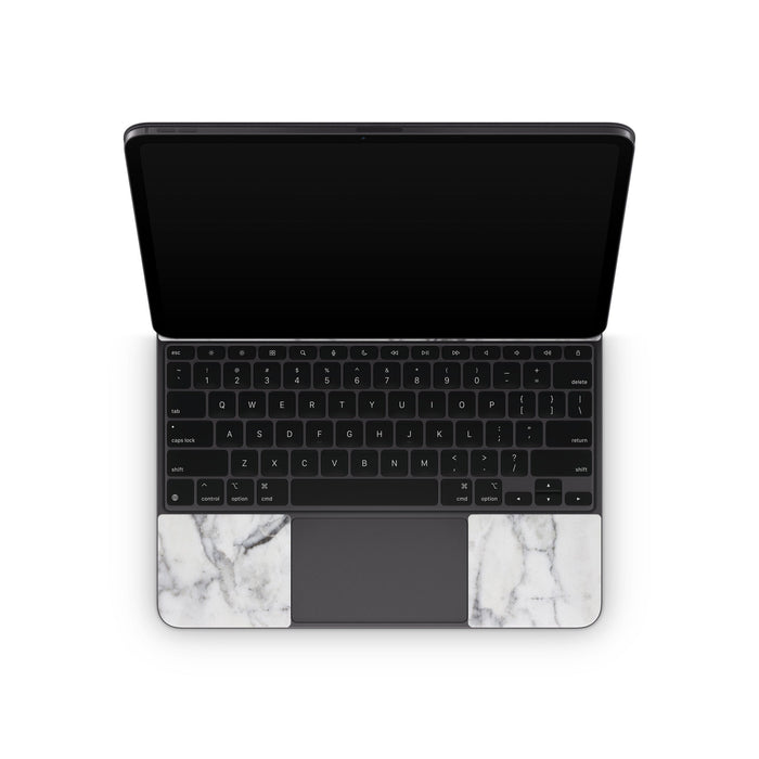White Marble - Apple Magic Keyboard for iPad Skin