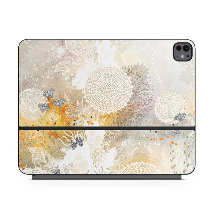 White Velvet - Apple Magic Keyboard for iPad Skin - eZthings USA WE SORT ALL THE CRAZIEST GADGETS, GIZMOS, TOYS & TECHNOLOGY, SO YOU DON'T HAVE TO.