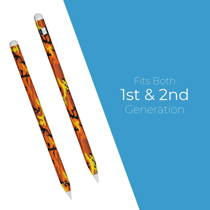 Orange Camo - Apple Pencil Skin