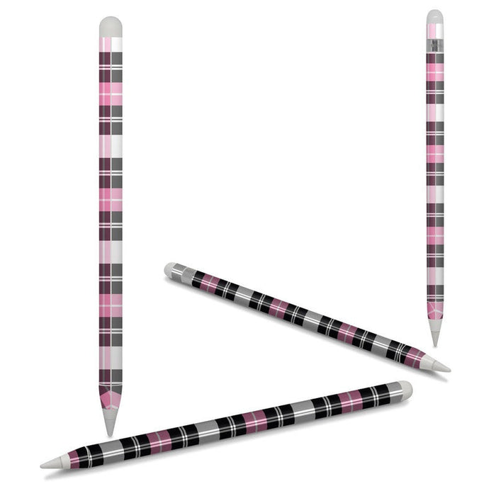 Pink Plaid - Apple Pencil Skin - eZthings USA WE SORT ALL THE CRAZIEST GADGETS, GIZMOS, TOYS & TECHNOLOGY, SO YOU DON'T HAVE TO.