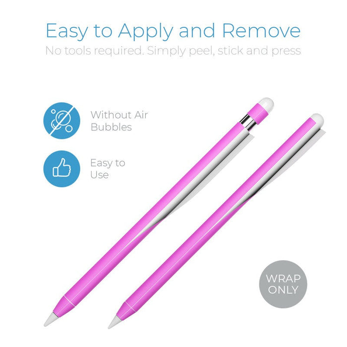 Solid State Vibrant Pink - Apple Pencil Skin - eZthings USA WE SORT ALL THE CRAZIEST GADGETS, GIZMOS, TOYS & TECHNOLOGY, SO YOU DON'T HAVE TO.