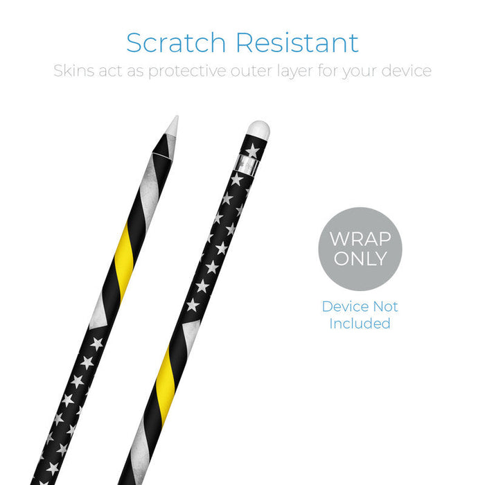 Thin Yellow Line Hero - Apple Pencil Skin