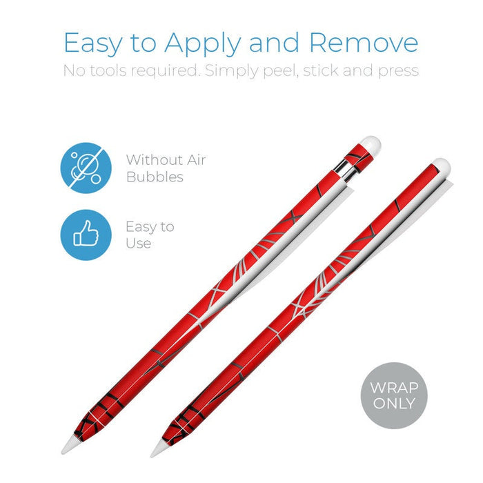 Webslinger - Apple Pencil Skin - eZthings USA WE SORT ALL THE CRAZIEST GADGETS, GIZMOS, TOYS & TECHNOLOGY, SO YOU DON'T HAVE TO.