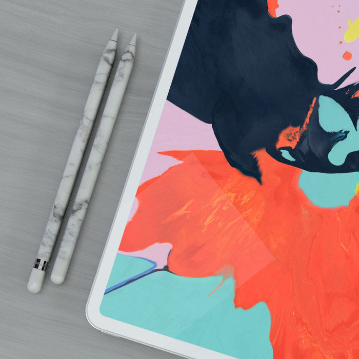 White Marble - Apple Pencil Skin