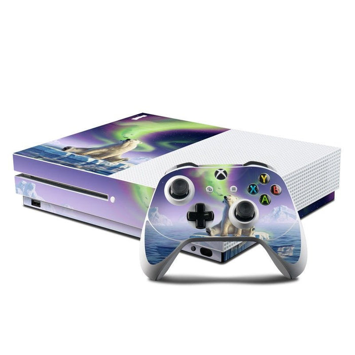 Arctic Kiss - Microsoft Xbox One S Console and Controller Kit Skin