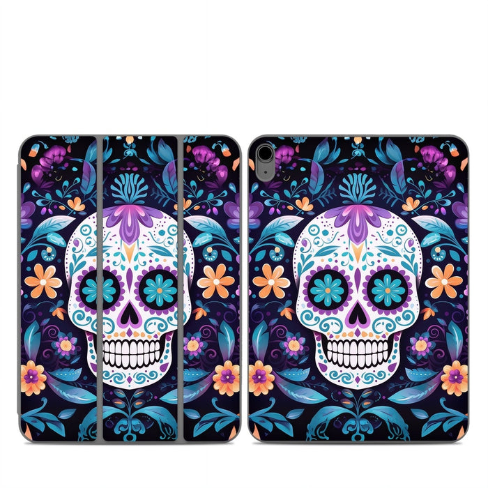 Calavera Azul - Apple Smart Folio Skin
