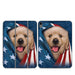 Patriotic Retriever - Apple Smart Folio Skin - eZthings USA WE SORT ALL THE CRAZIEST GADGETS, GIZMOS, TOYS & TECHNOLOGY, SO YOU DON'T HAVE TO.