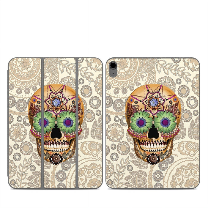 Sugar Skull Bone - Apple Smart Folio Skin
