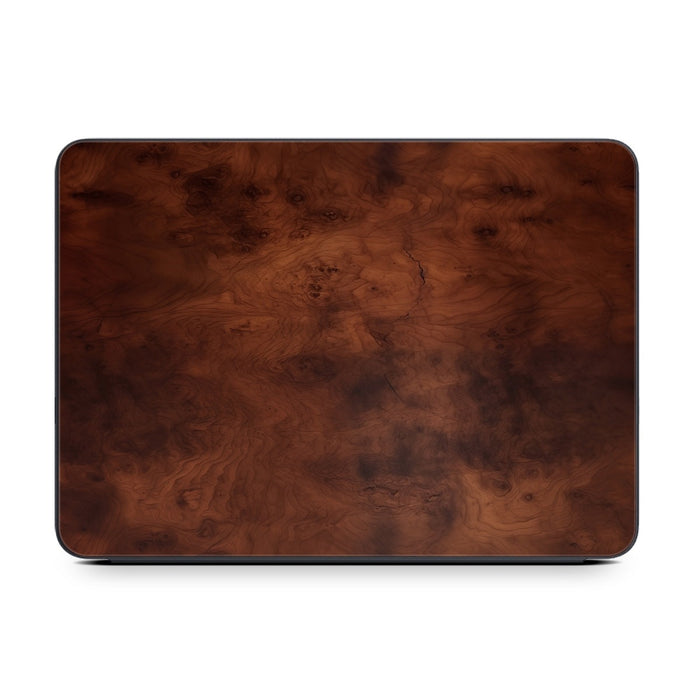 Dark Burlwood - Apple Smart Keyboard Folio Skin - eZthings USA WE SORT ALL THE CRAZIEST GADGETS, GIZMOS, TOYS & TECHNOLOGY, SO YOU DON'T HAVE TO.