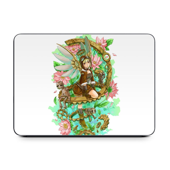 Steampunk Angel - Apple Smart Keyboard Folio Skin - eZthings USA WE SORT ALL THE CRAZIEST GADGETS, GIZMOS, TOYS & TECHNOLOGY, SO YOU DON'T HAVE TO.