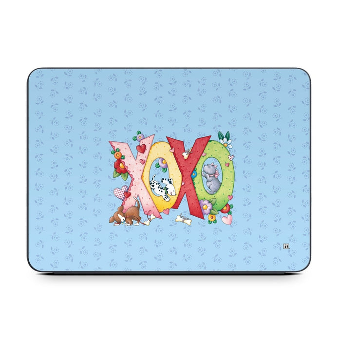 XOXO Puppies - Apple Smart Keyboard Folio Skin - eZthings USA WE SORT ALL THE CRAZIEST GADGETS, GIZMOS, TOYS & TECHNOLOGY, SO YOU DON'T HAVE TO.