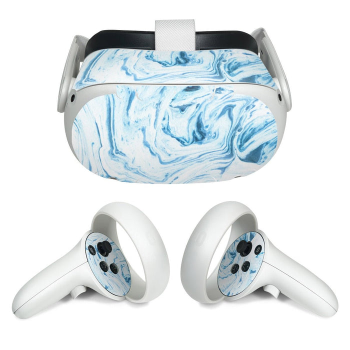 Azul Marble - Meta Quest 2 Skin