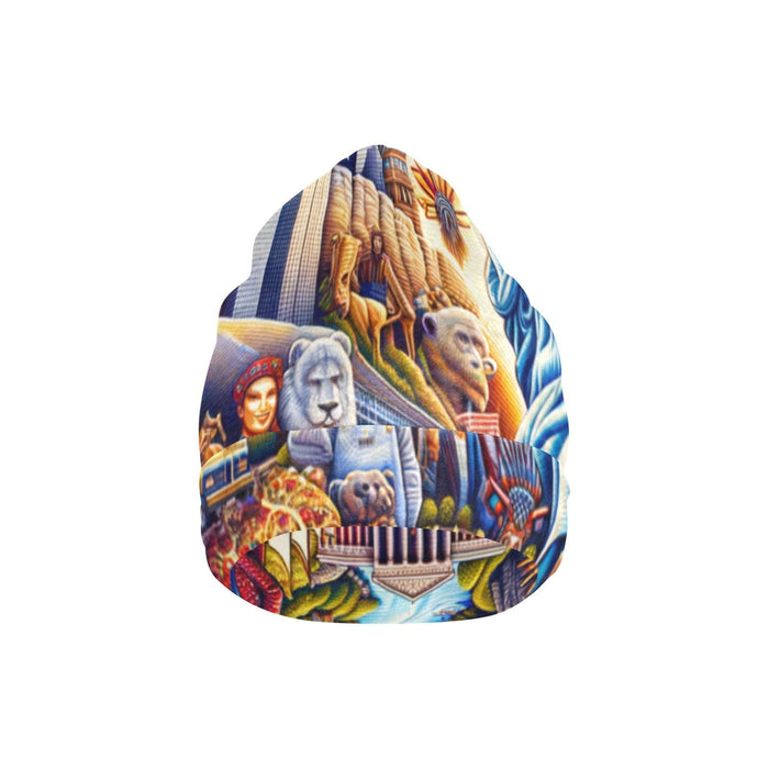 NYC Liberty Dream USA All Over Print Beanie for Kids