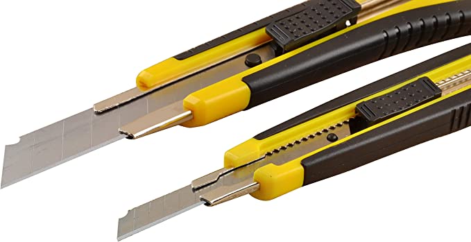Heavy Duty Art Knife Plus 15 Blades for Cutting Crafts and Raw Materials (Utility Knife + Blades) - eZthings USA WE SORT ALL THE CRAZIEST GADGETS, GIZMOS, TOYS & TECHNOLOGY, SO YOU DON'T HAVE TO.