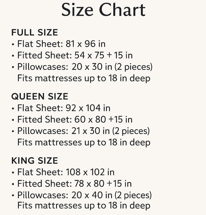 4-Piece 100% Cotton Solid Sheet Set – 300 Thread Count, Luxury Extra Soft