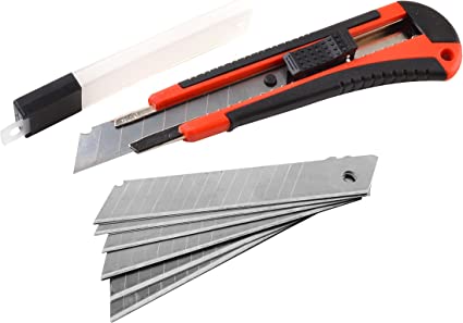 Heavy Duty Utility Knives and Blades Set for Cutting Arts and Crafts Projects (Cutter Blades) - eZthings USA WE SORT ALL THE CRAZIEST GADGETS, GIZMOS, TOYS & TECHNOLOGY, SO YOU DON'T HAVE TO.