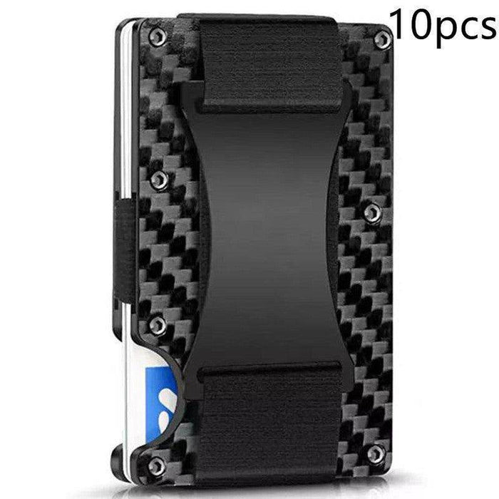Carbon Fiber Wallet - RFID Blocking Metal Card Holder