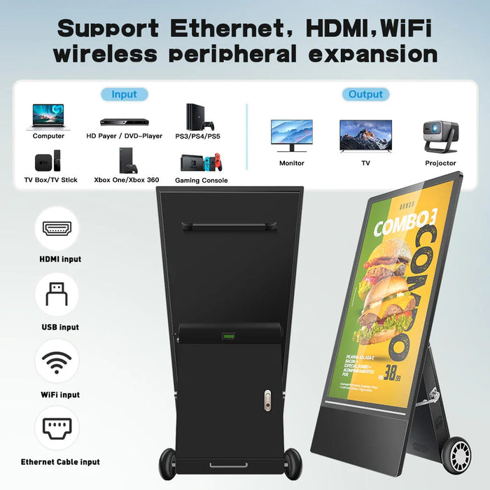 REHISK 43" Outdoor Digital Kiosk RE43OSD1 - eZthings USA WE SORT ALL THE CRAZIEST GADGETS, GIZMOS, TOYS & TECHNOLOGY, SO YOU DON'T HAVE TO.