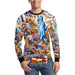 All American Freedom NYC Liberty Dream USA Souvenir  Men's Long Sleeve T-shirt(ModelT51)