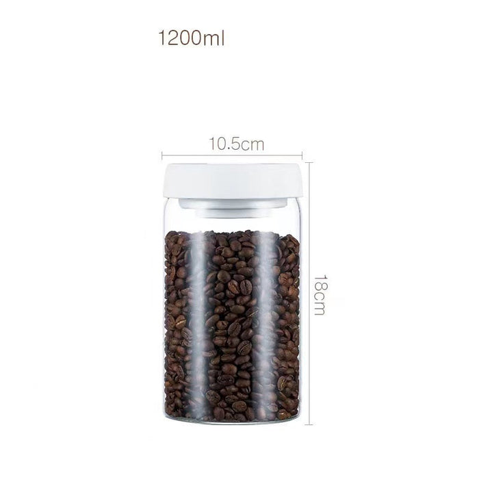 Vacuum Sealed Jug Coffee Beans Airtight Canister - eZthings USA WE SORT ALL THE CRAZIEST GADGETS, GIZMOS, TOYS & TECHNOLOGY, SO YOU DON'T HAVE TO.