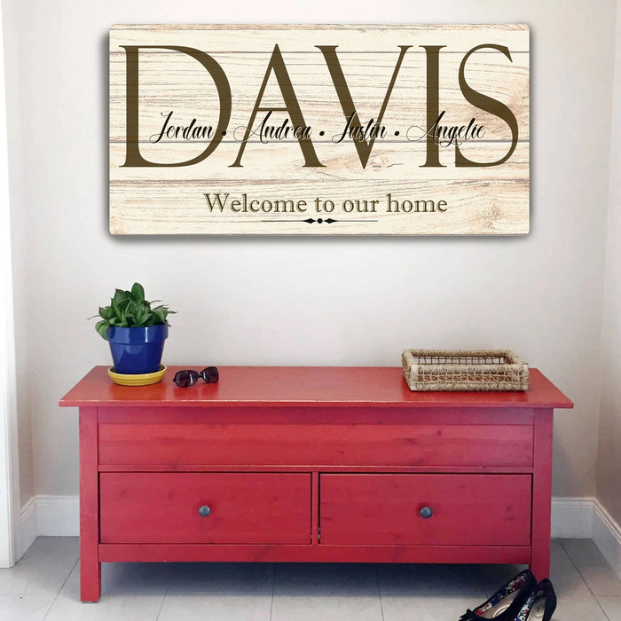 Welcome To Our Home Sign - eZthings USA WE SORT ALL THE CRAZIEST GADGETS, GIZMOS, TOYS & TECHNOLOGY, SO YOU DON'T HAVE TO.