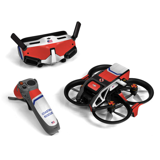 Coastal Rescue - DJI Avata Skin - eZthings USA WE SORT ALL THE CRAZIEST GADGETS, GIZMOS, TOYS & TECHNOLOGY, SO YOU DON'T HAVE TO.