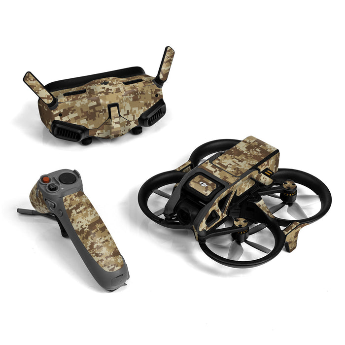 Coyote Camo - DJI Avata Skin - eZthings USA WE SORT ALL THE CRAZIEST GADGETS, GIZMOS, TOYS & TECHNOLOGY, SO YOU DON'T HAVE TO.