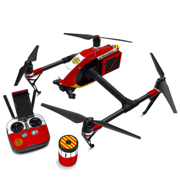 Fireproof - DJI Inspire 2 Skin - eZthings USA WE SORT ALL THE CRAZIEST GADGETS, GIZMOS, TOYS & TECHNOLOGY, SO YOU DON'T HAVE TO.