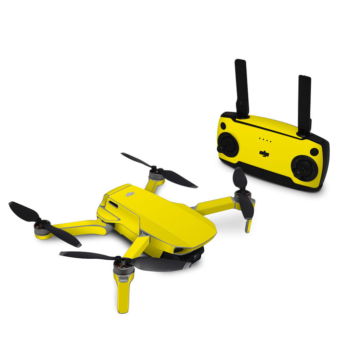 Solid State Yellow - DJI Mini SE Skin - eZthings USA WE SORT ALL THE CRAZIEST GADGETS, GIZMOS, TOYS & TECHNOLOGY, SO YOU DON'T HAVE TO.